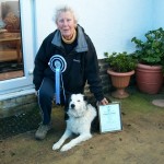 Iris and Laddie 2nd place in the Agility Net Diamond over 70's league for 2014 with 265 Points